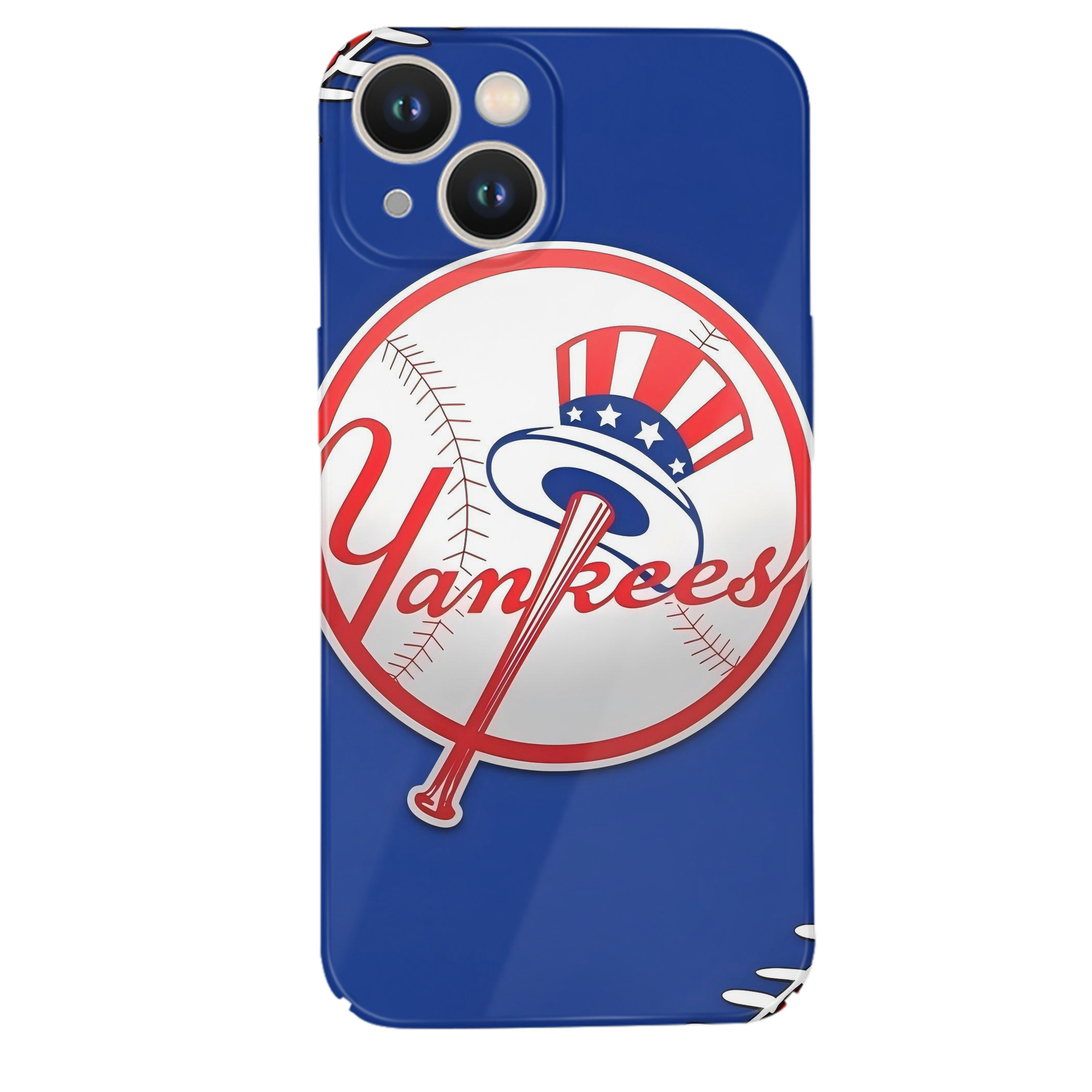 New York Yankees 203 IPhone 14 Series Full-Cover Hard Case – Shockproof With Raised Camera Protection – Precise Cutouts, Wireless Charging Compatible – Durable, Anti-Yellowing, Easy To Clean